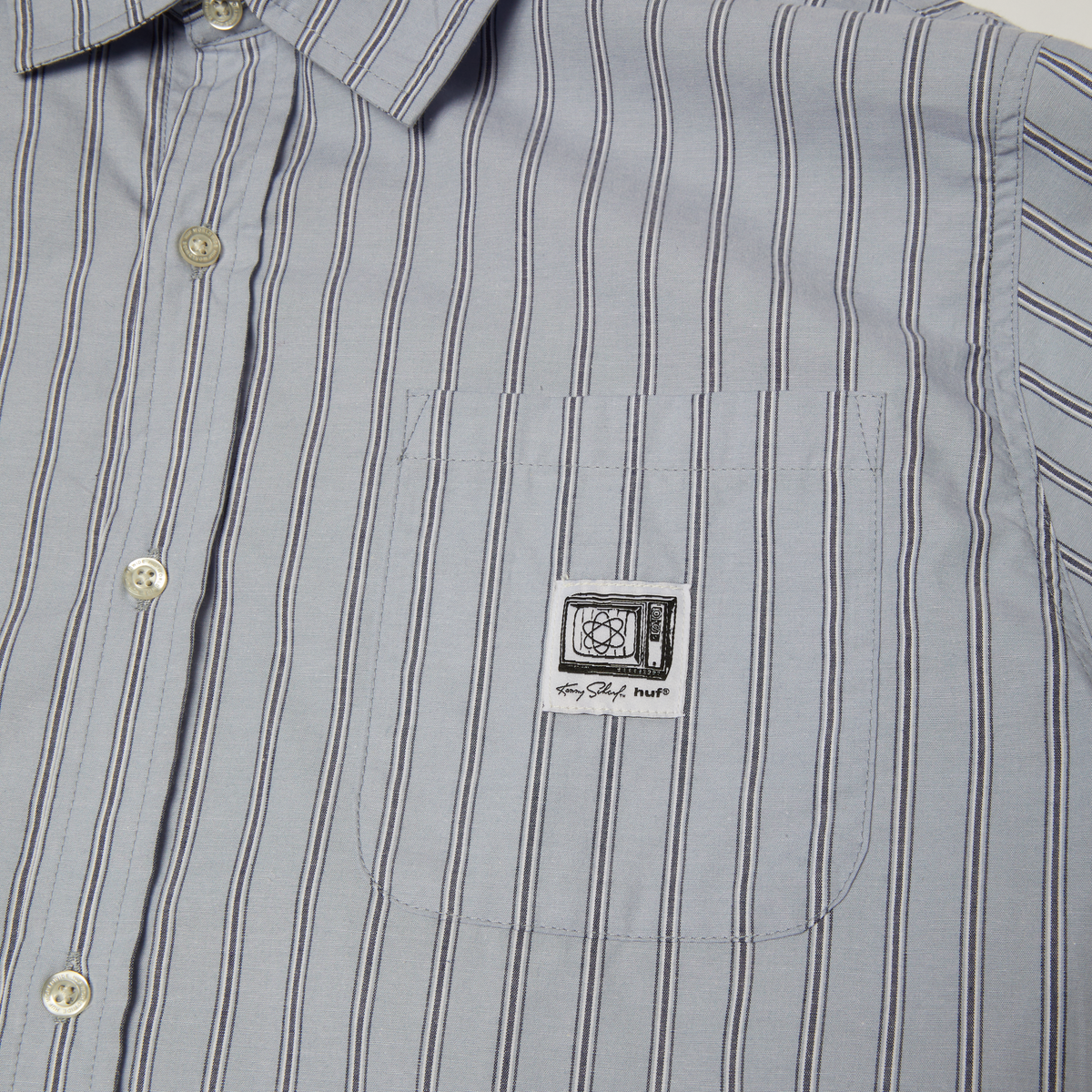 HUF Kenny Scharf Television Stripe Shirt