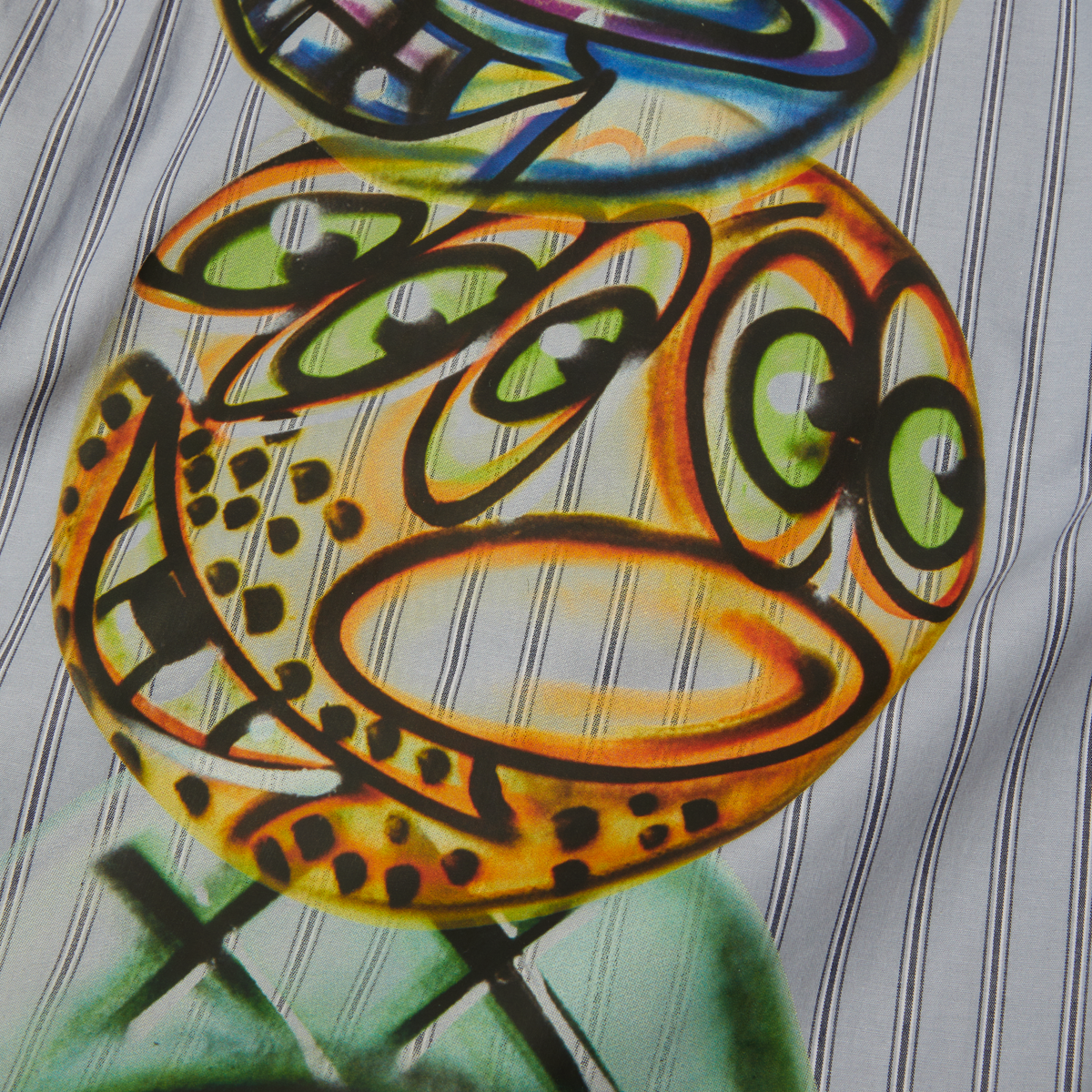 HUF Kenny Scharf Television Stripe Shirt