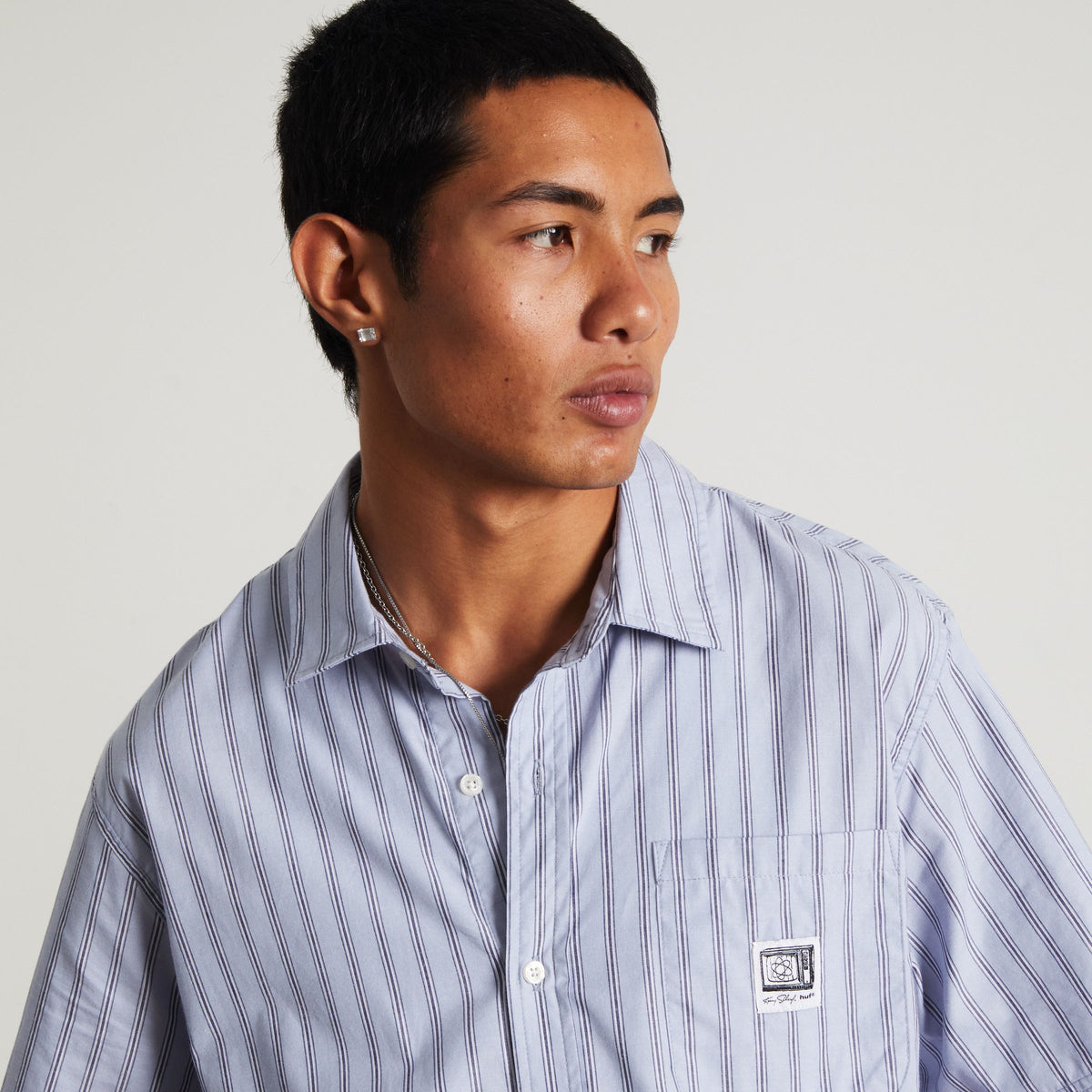 HUF Kenny Scharf Television Stripe Shirt