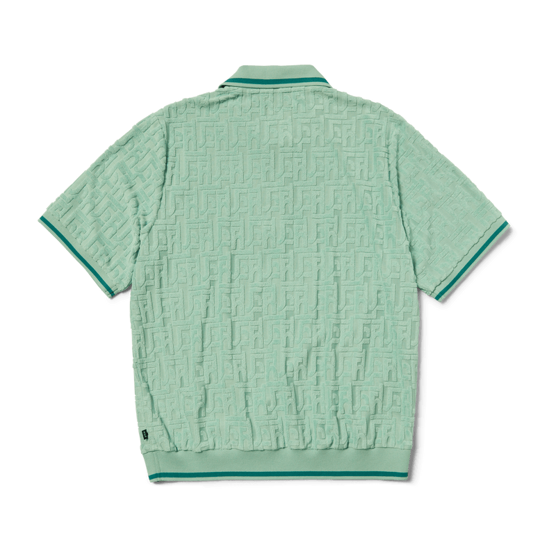 Huf Tether Jacquard Terry Top Jade