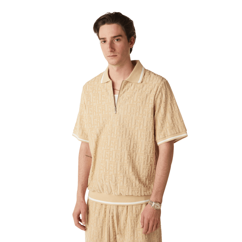 Huf Tether Jacquard Terry Top Twill