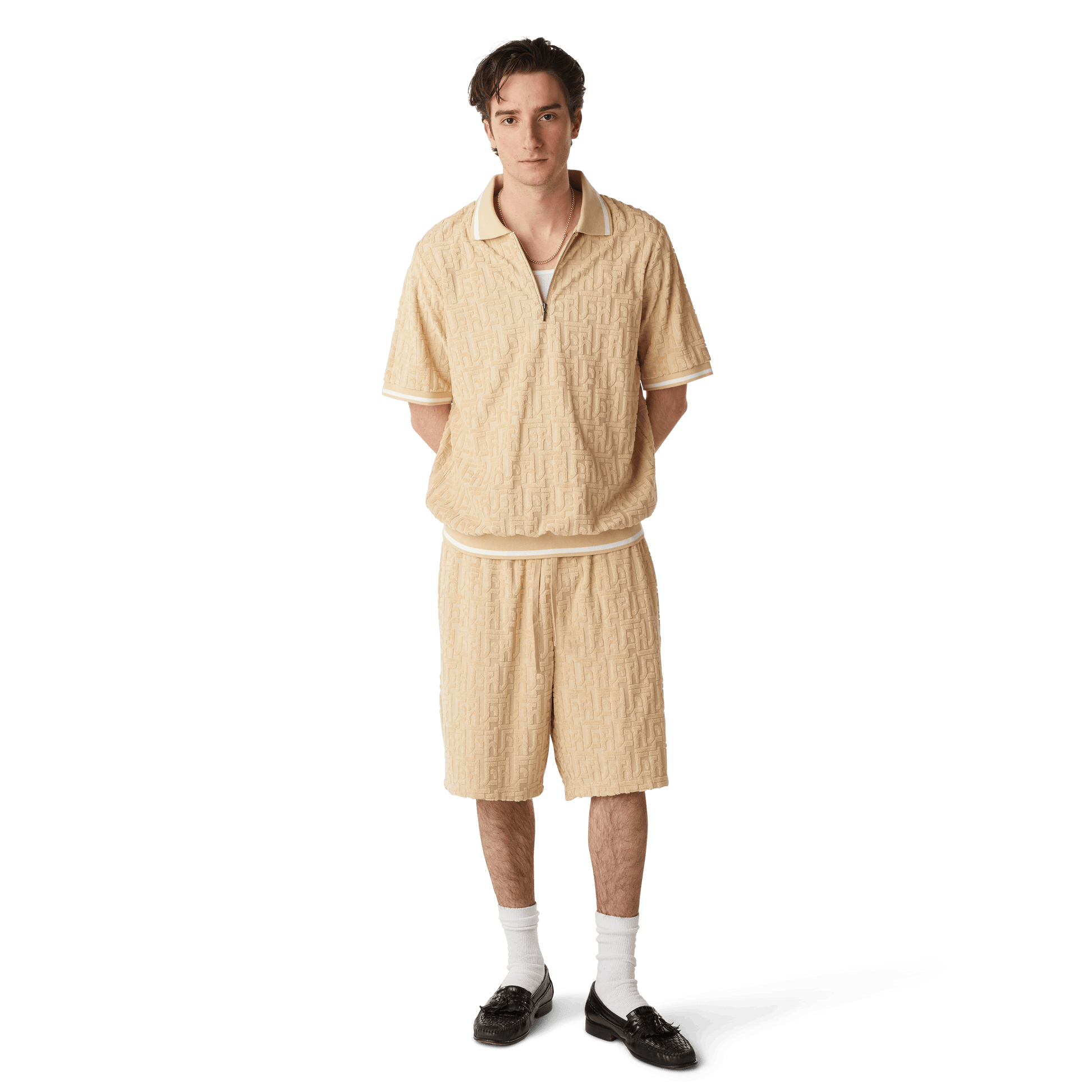 Huf Tether Jacquard Terry Top Twill