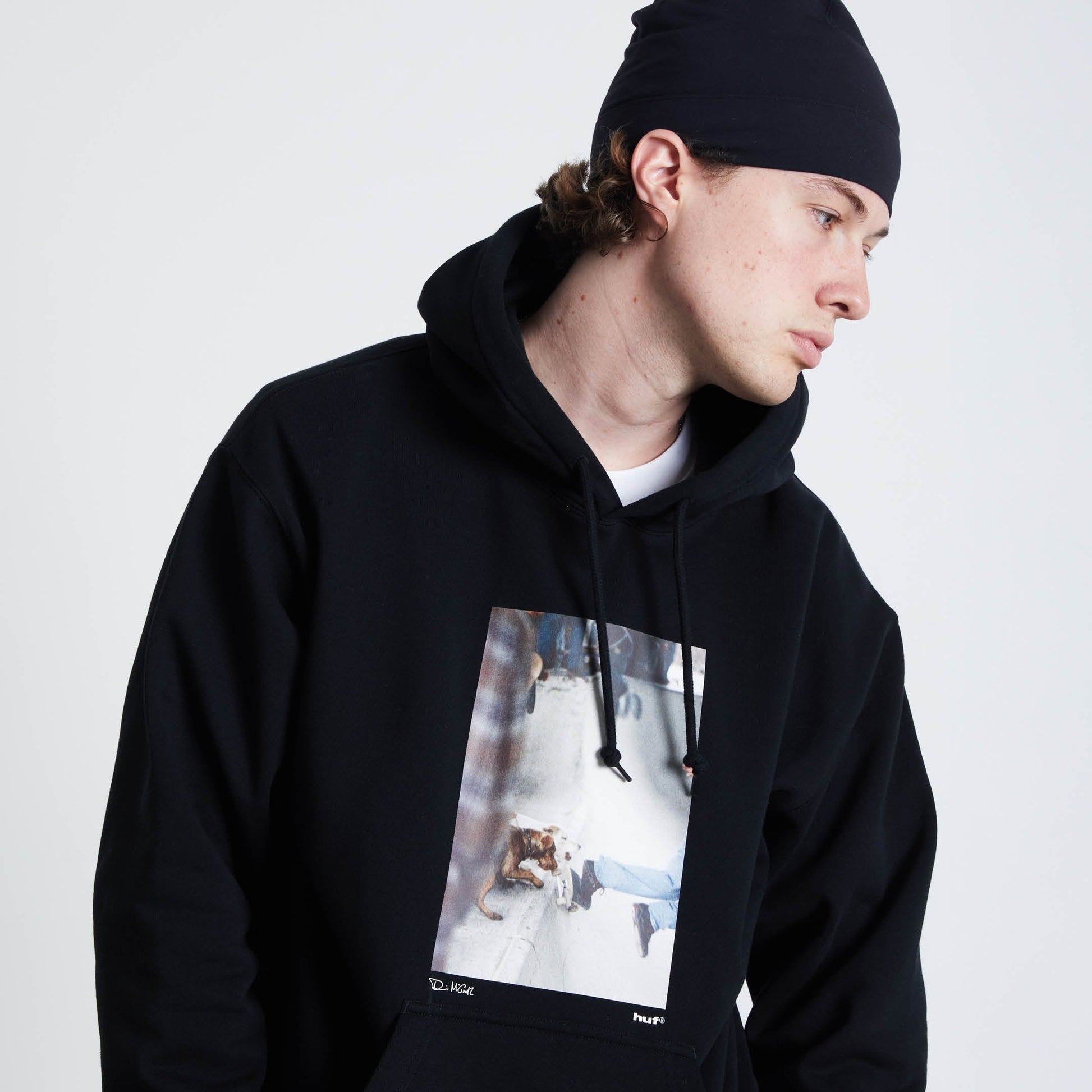 Huf The Angels Fly Pullover Hoodie Black