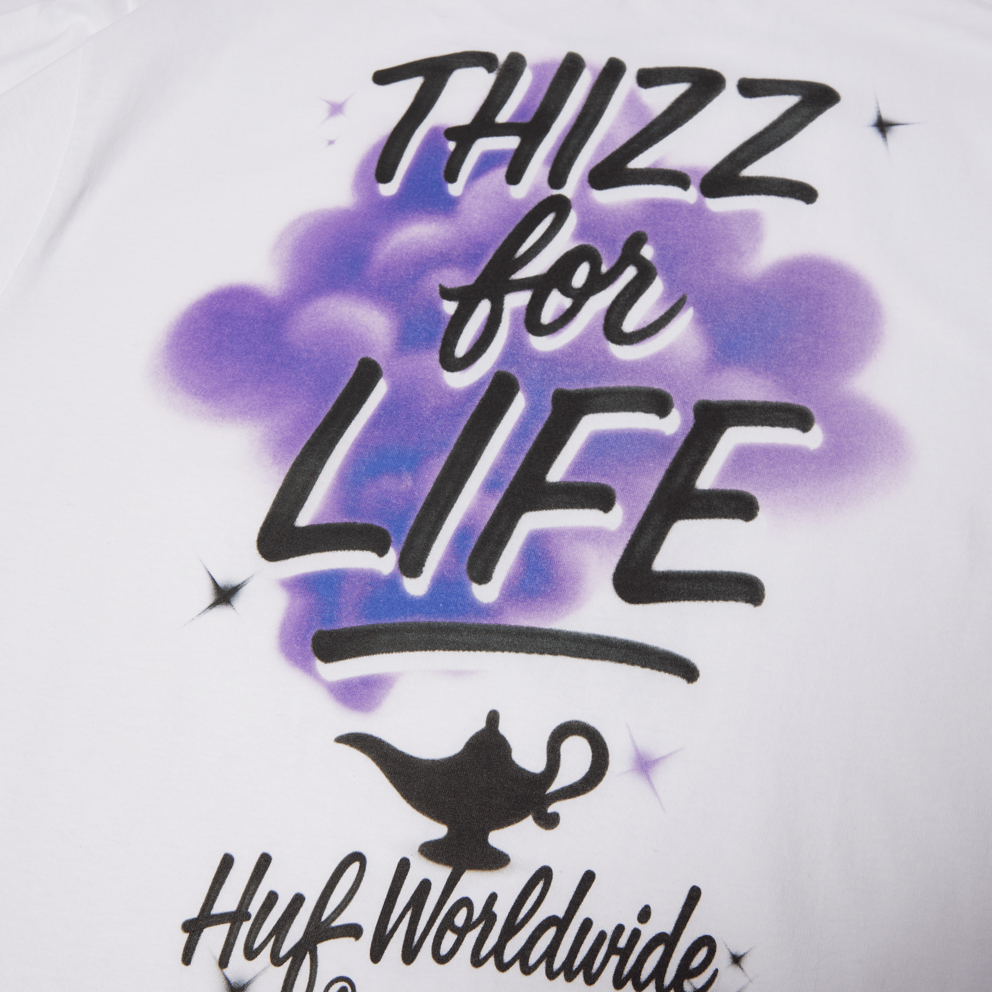 Huf x Mac Dre Thizz For Life T-Shirt White