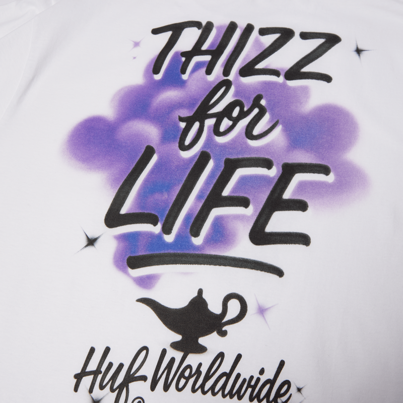 Huf x Mac Dre Thizz For Life T-Shirt White