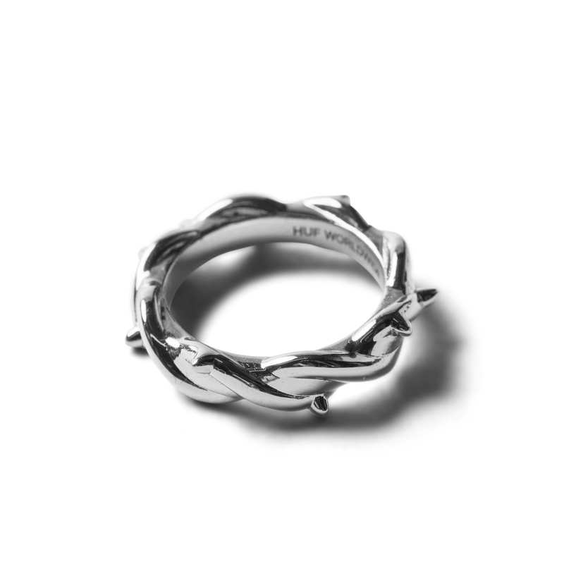 Huf Thorn Ring Silver