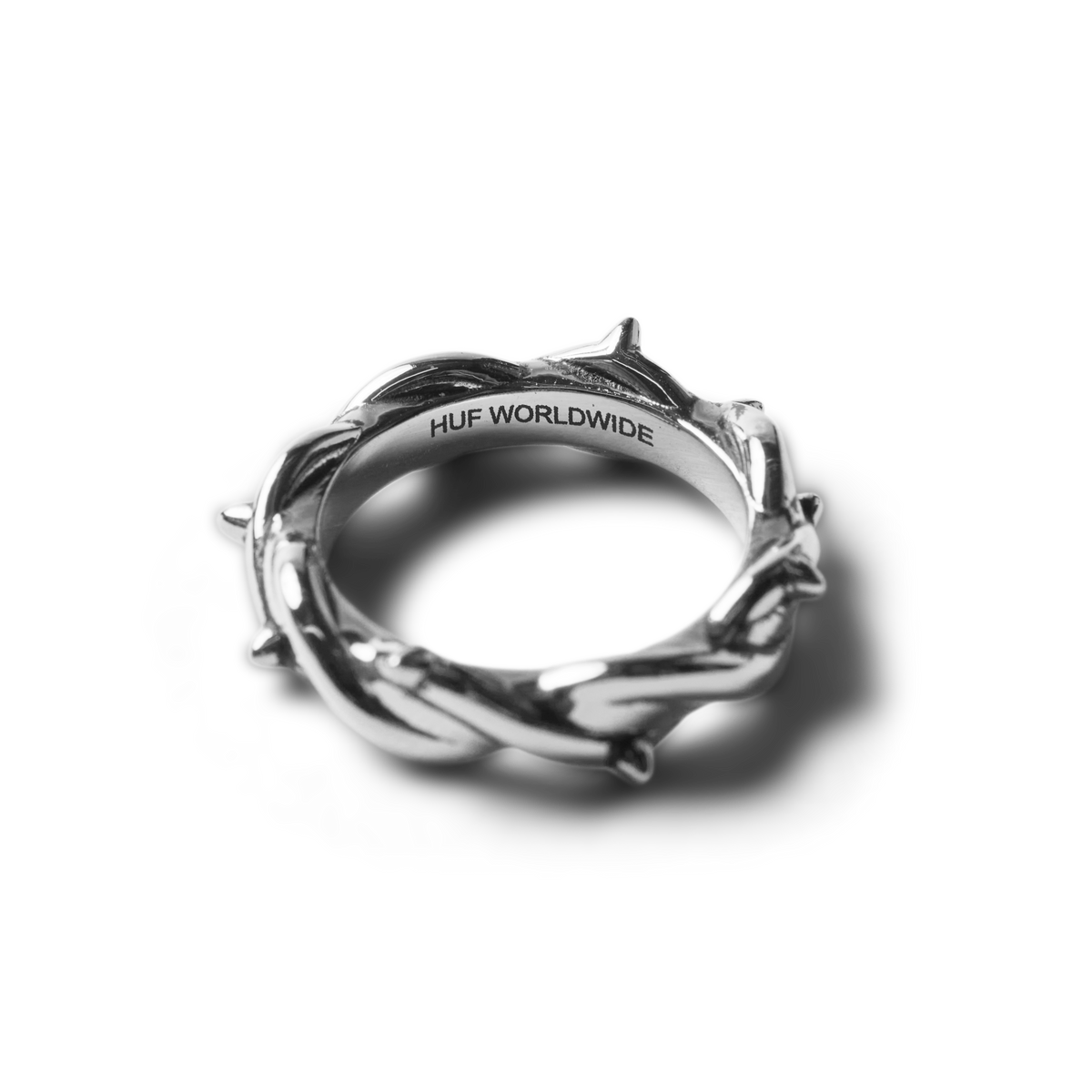 Huf Thorn Ring Silver