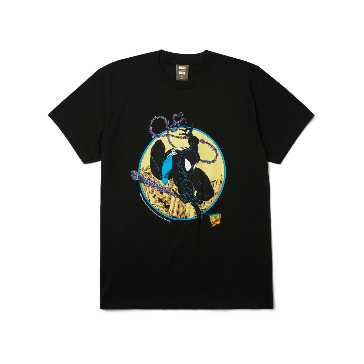 HUF x Marvel Spider-Man Three Hundred T-Shirt Black