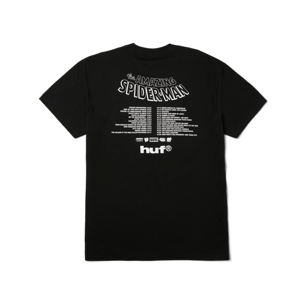 HUF x Marvel Spider-Man Three Hundred T-Shirt Black