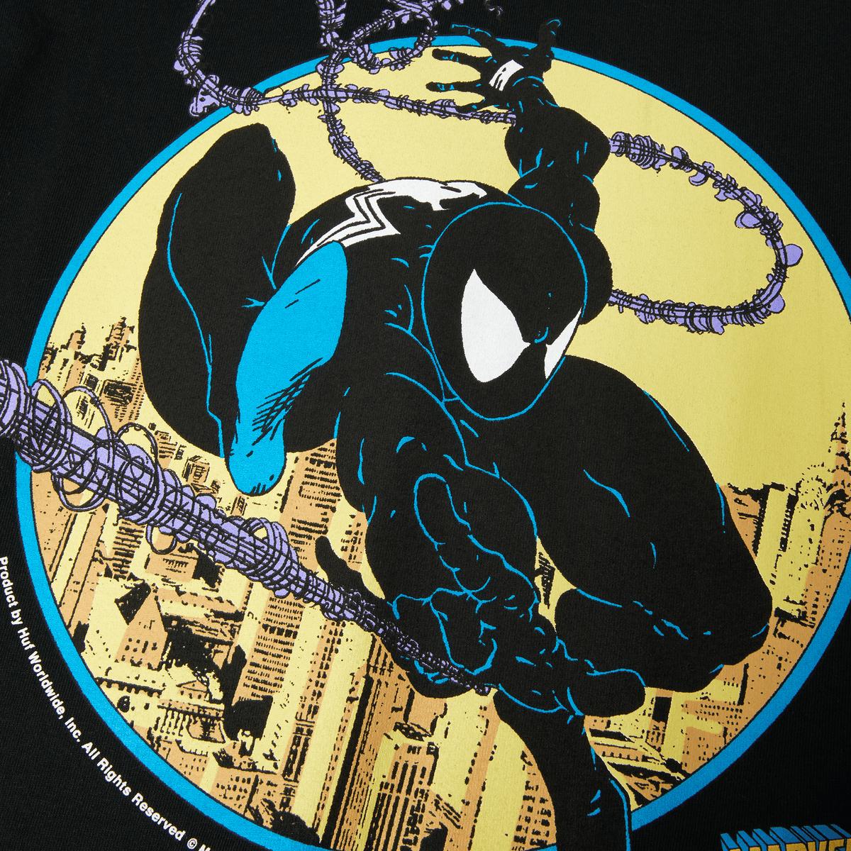 HUF x Marvel Spider-Man Three Hundred T-Shirt Black