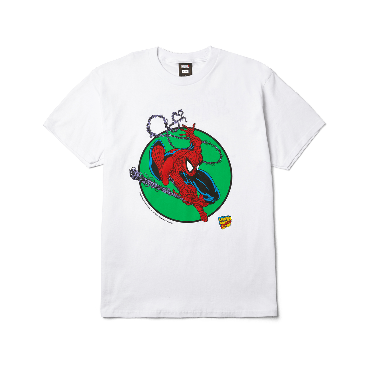 HUF x Marvel Spider-Man Three Hundred T-Shirt White