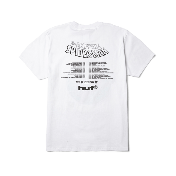 HUF x Marvel Spider-Man Three Hundred T-Shirt White