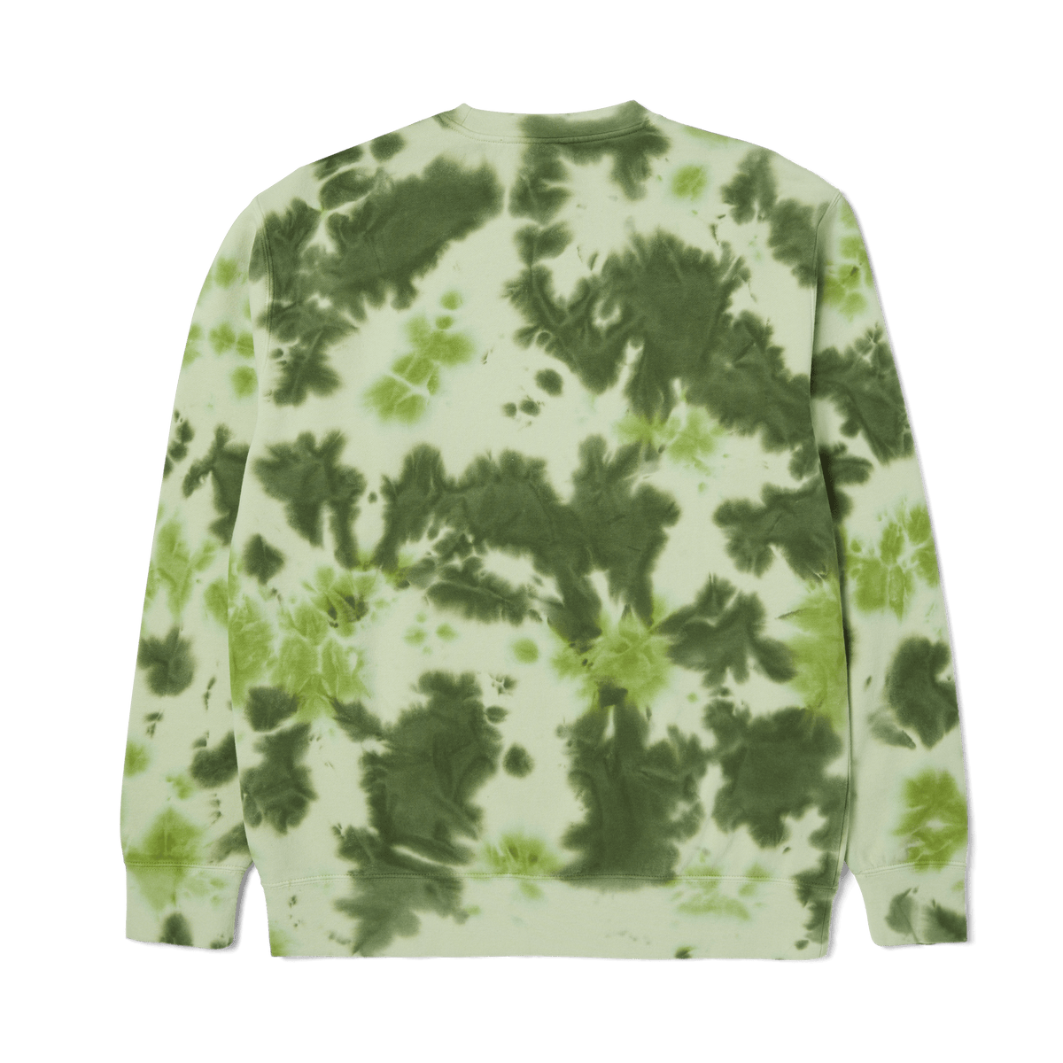 Huf Tie Dye 89 Logo Crewneck Sweatshirt Green