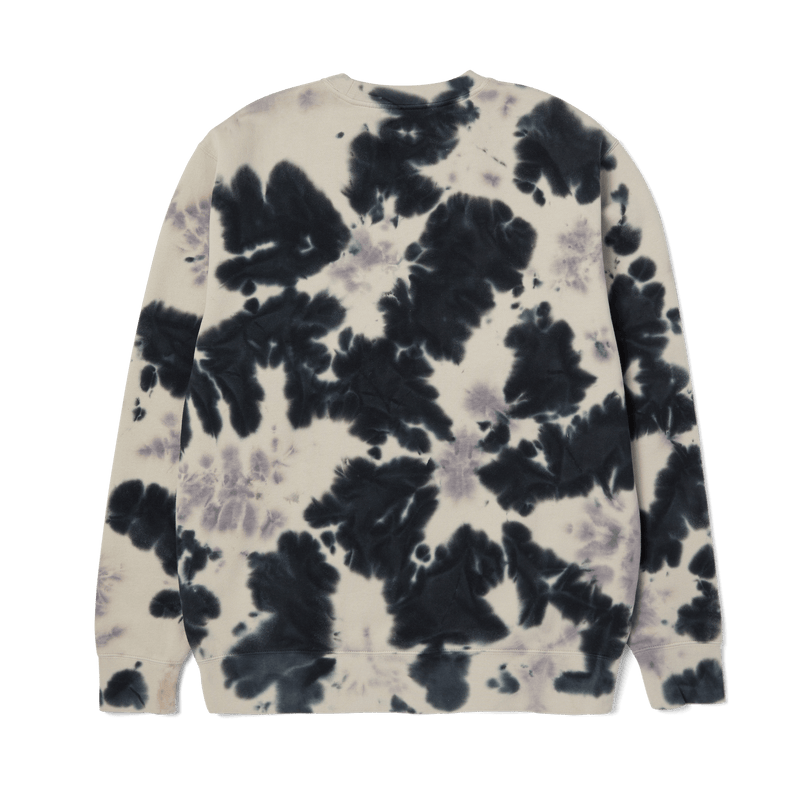 Huf Tie Dye 89 Logo Crewneck Sweatshirt Navy