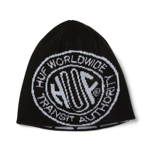 HUF Token Reversible Skull Beanie Black