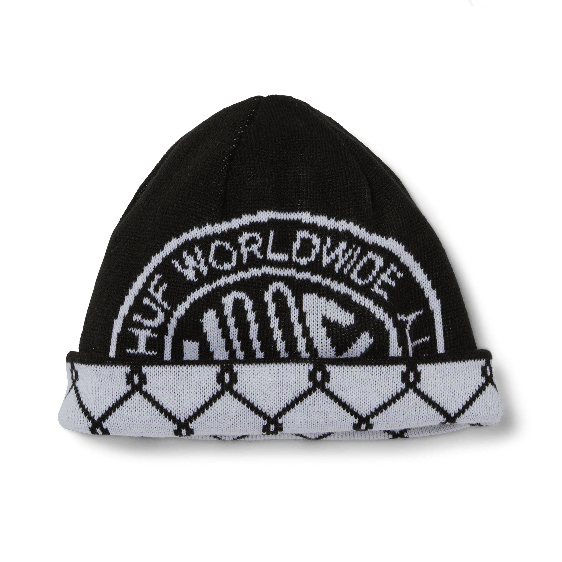 HUF Token Reversible Skull Beanie Black