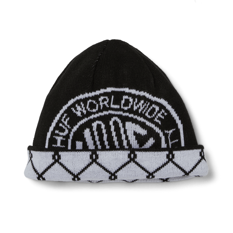 HUF Token Reversible Skull Beanie Black