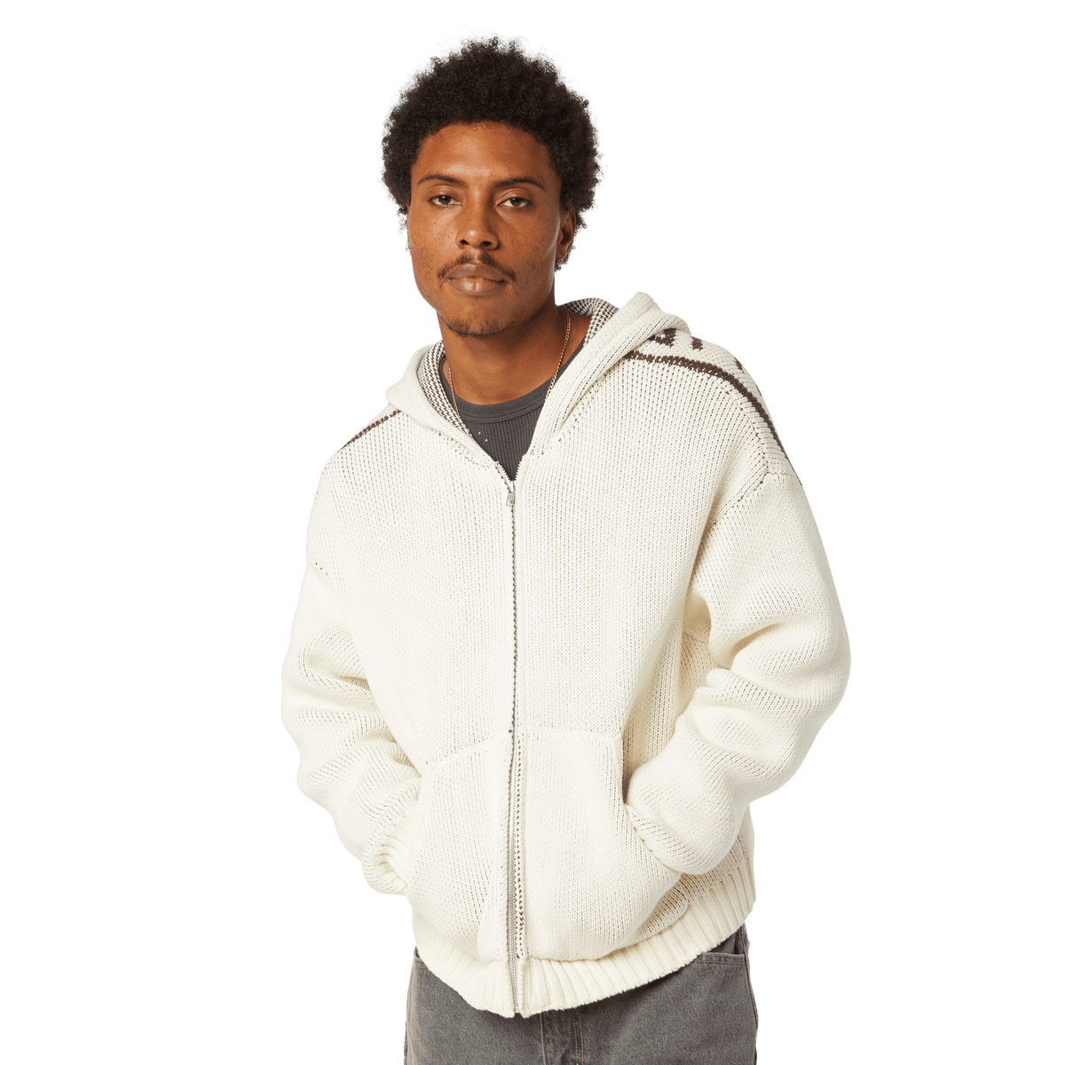 Token Zip Hooded Sweater