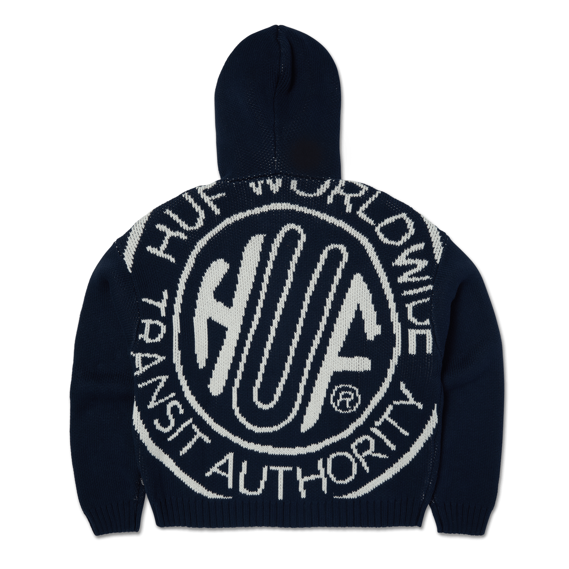 Huf Token Zip Hooded Sweater Navy
