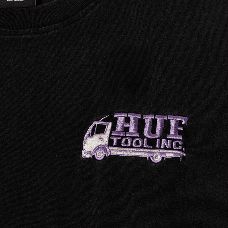 Huf Tool Inc Washed T-Shirt Washed Black
