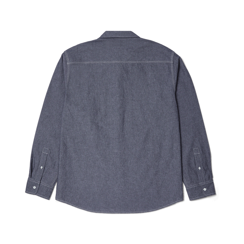 Huf Total Eclipse Chambray Shirt Black