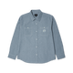 Huf Total Eclipse Chambray Shirt Light Blue