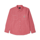 Huf Total Eclipse Chambray Shirt Red