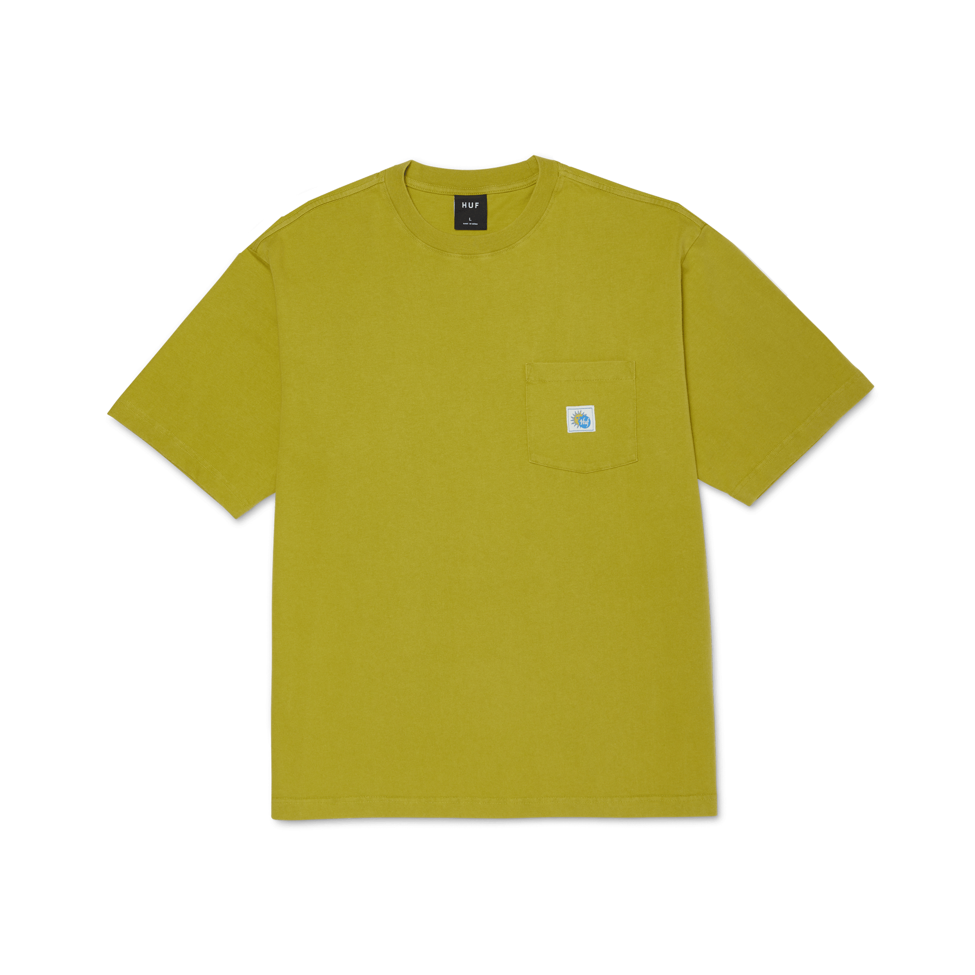 Huf Total Eclipse Knit Boxy Top Moss