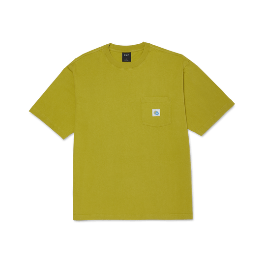 Huf Total Eclipse Knit Boxy Top Moss