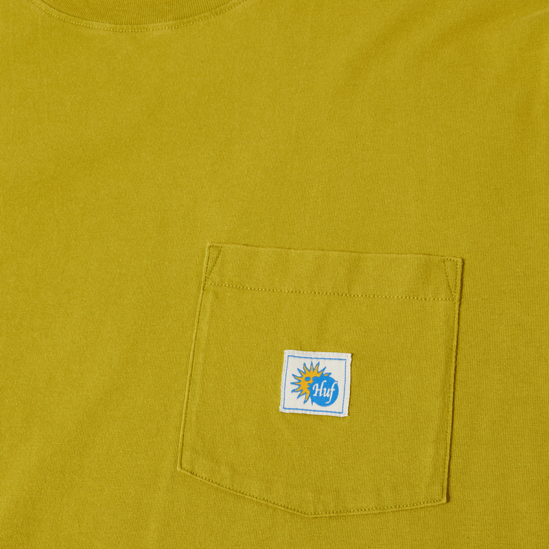 Huf Total Eclipse Knit Boxy Top Moss
