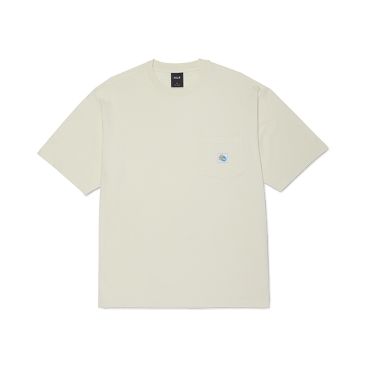 Huf Total Eclipse Knit Boxy Top Natural