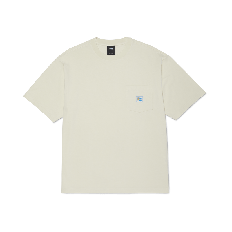 Huf Total Eclipse Knit Boxy Top Natural