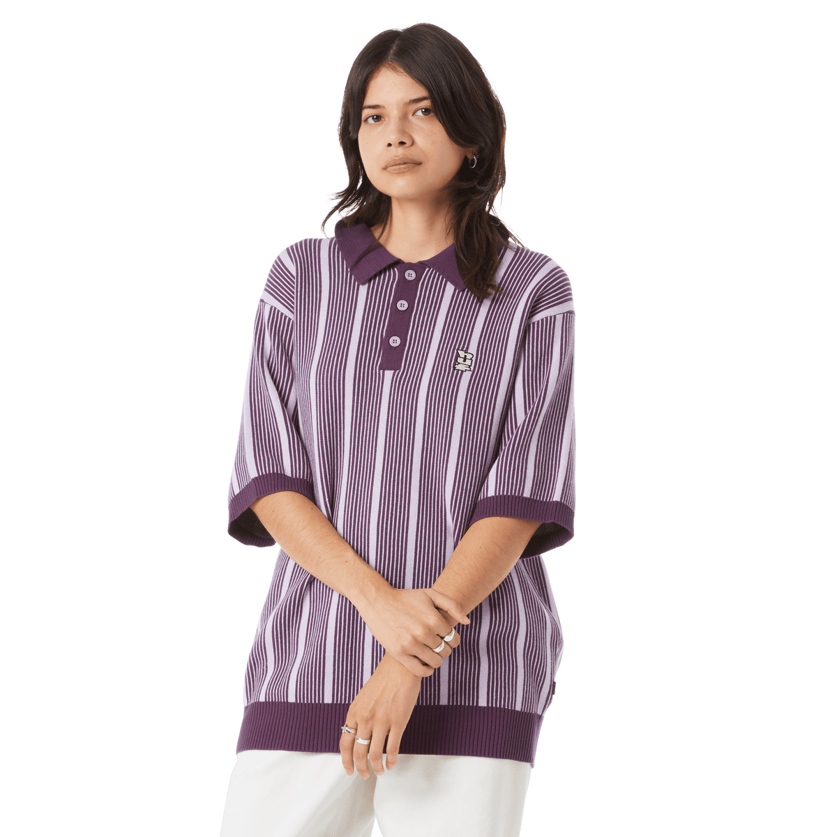 Trace Stripe Knit Top