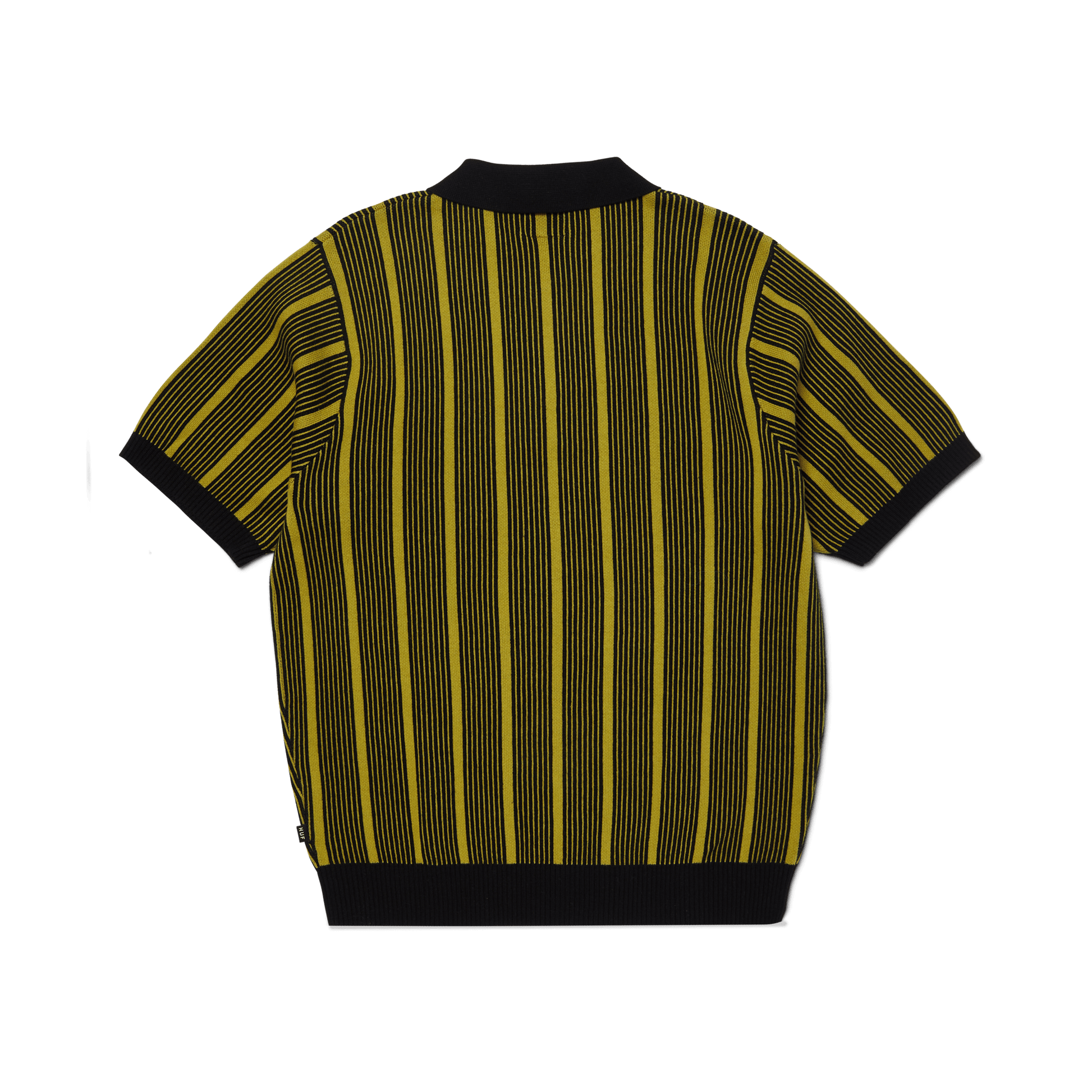 Huf Trace Stripe Knit Top Moss
