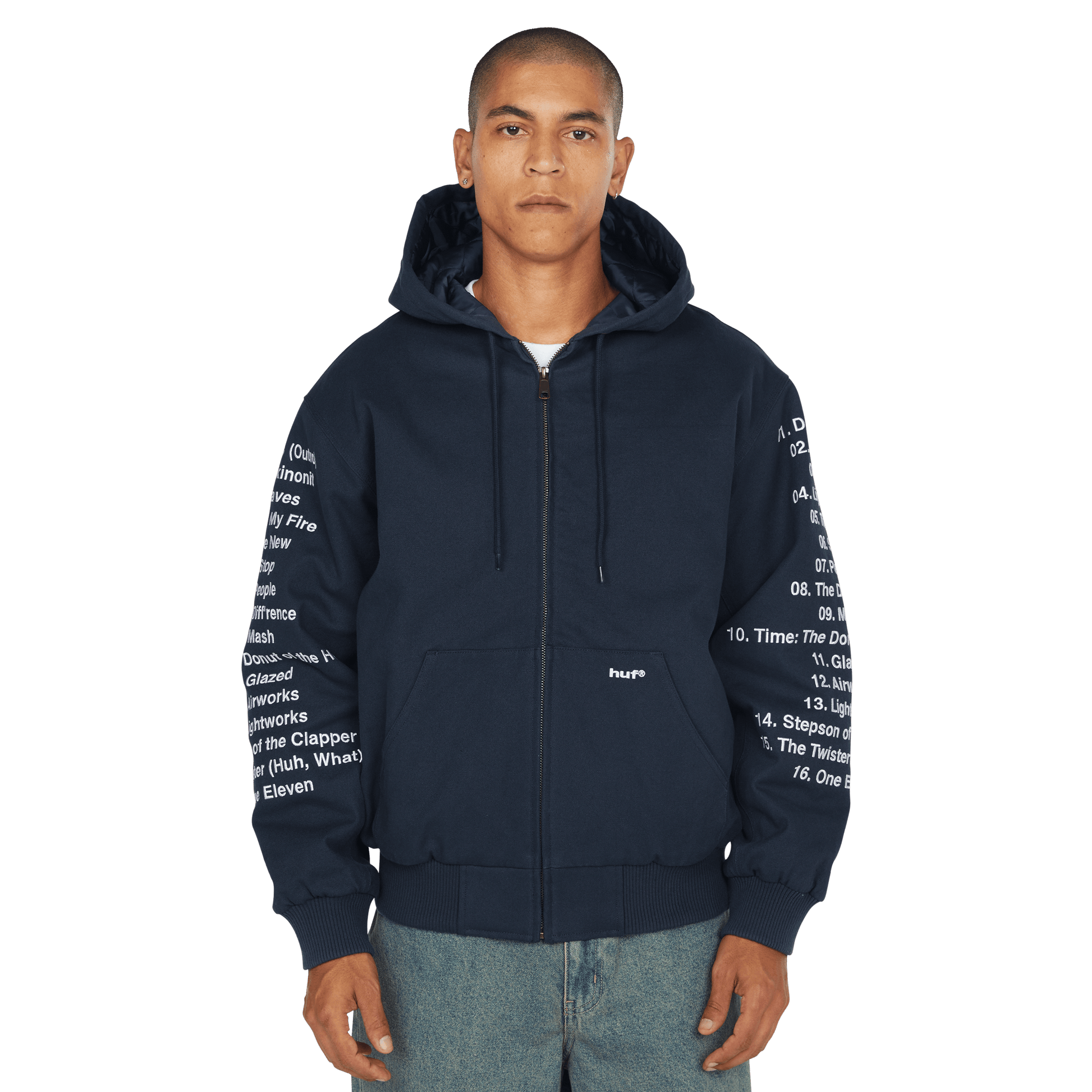 Huf x J Dilla Work Jacket Navy