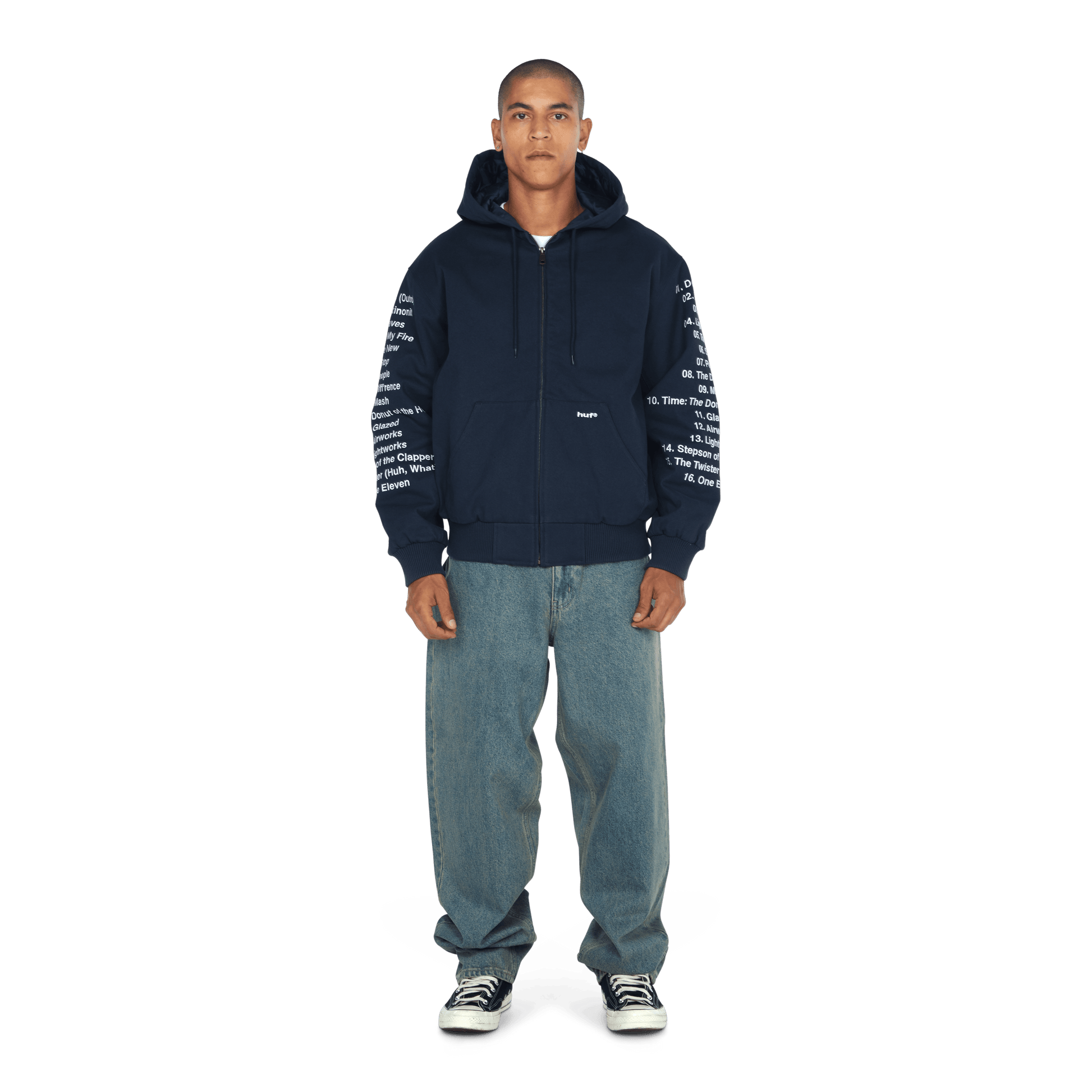 Huf x J Dilla Work Jacket Navy