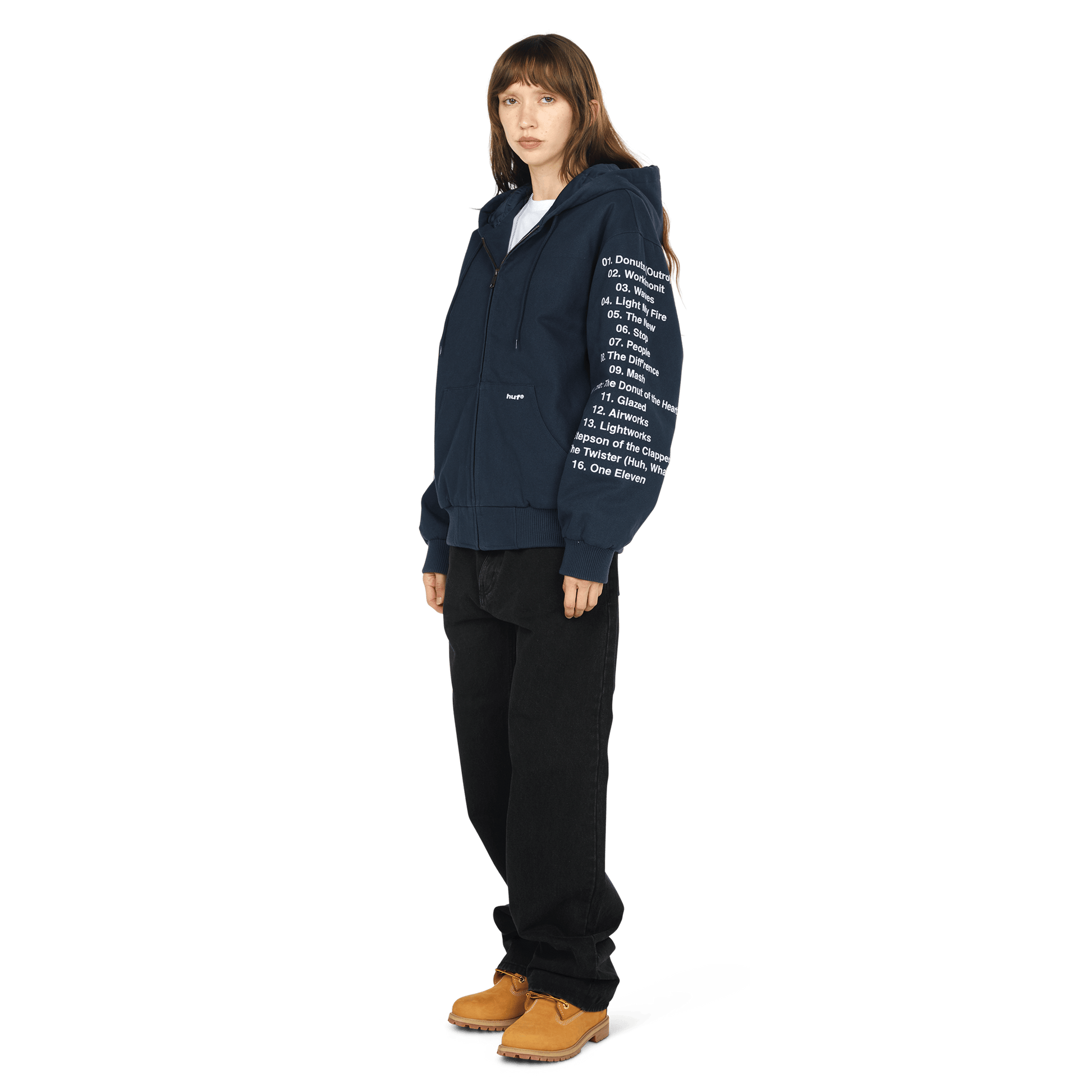 Huf x J Dilla Work Jacket Navy