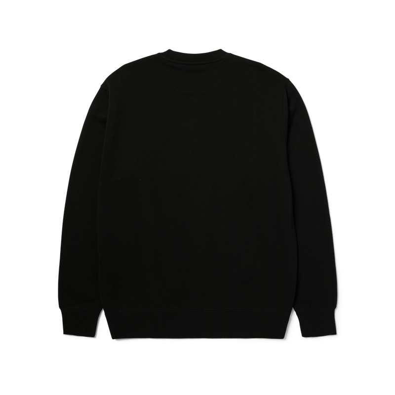 HUF Transit Authority Crewneck Sweatshirt Black