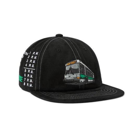 HUF Transport Connection Snapback Hat Black