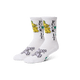 Huf Trip Crew Sock White