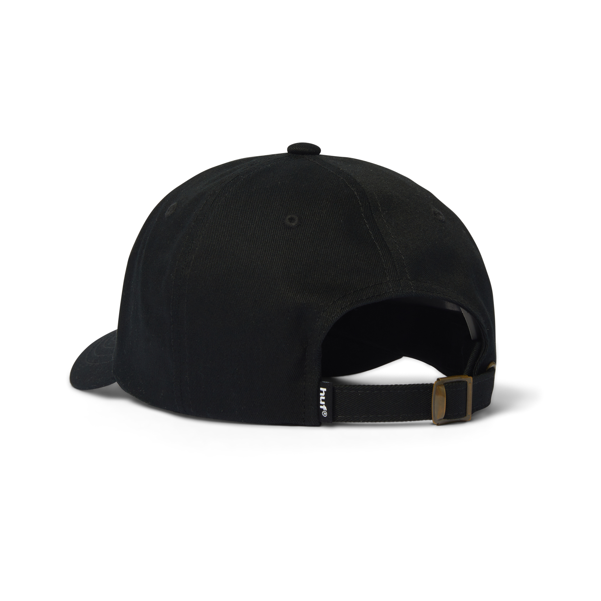 Huf Triple Triangle 6-Panel Curved-Visor Hat Black White