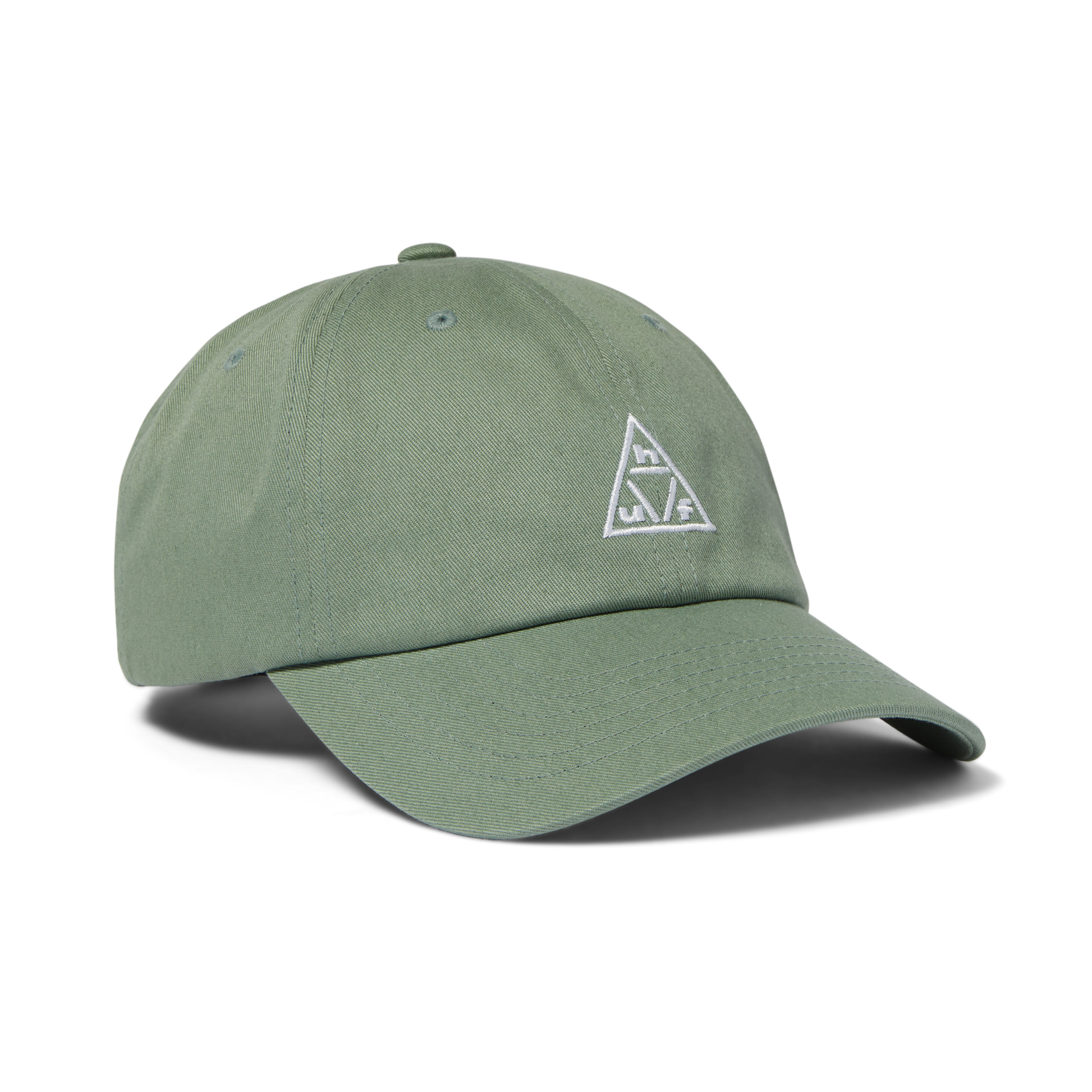 Huf Triple Triangle 6-Panel Curved-Visor Hat Sage White