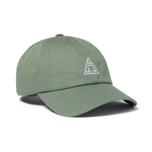 Huf Triple Triangle 6-Panel Curved-Visor Hat Sage White