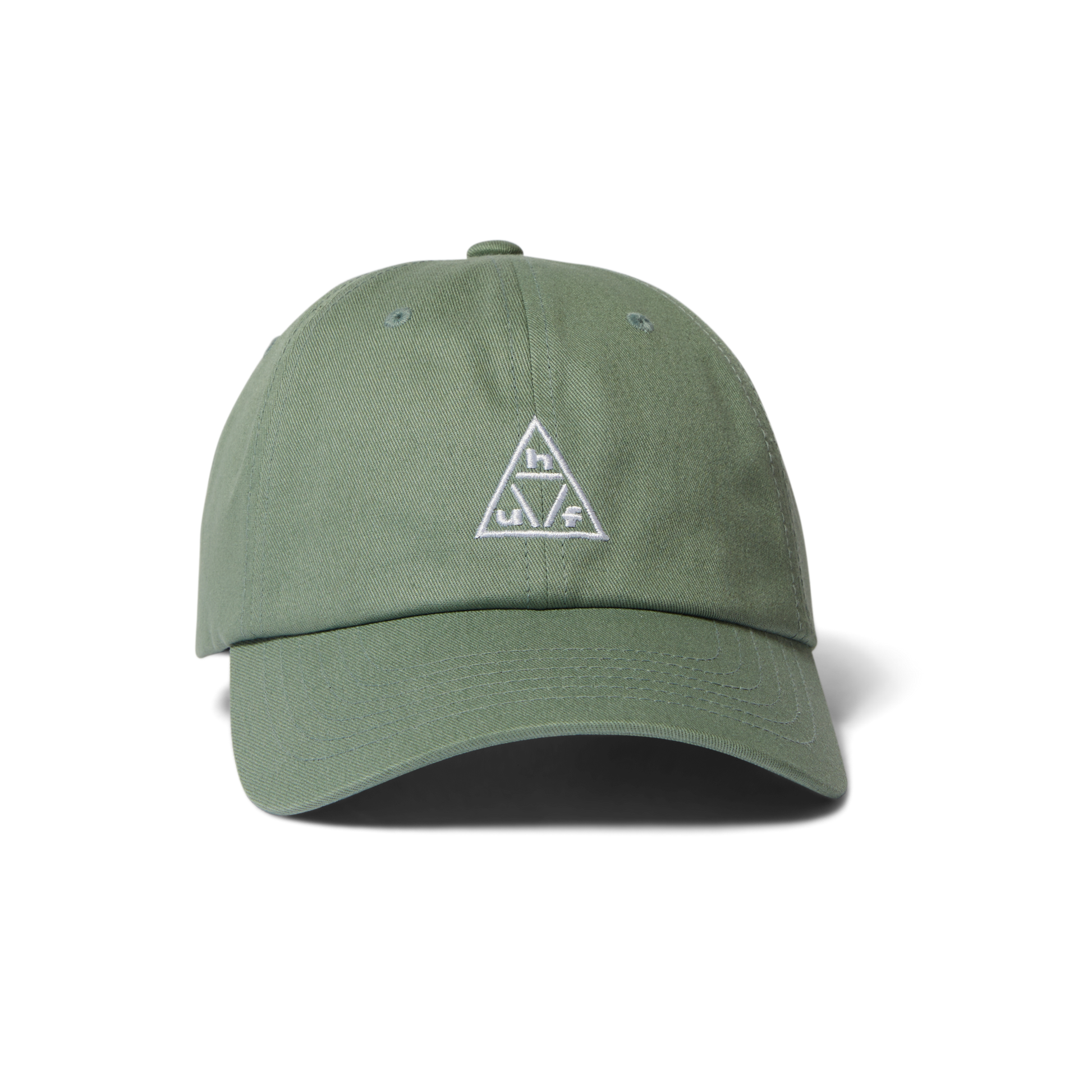 Huf Triple Triangle 6-Panel Curved-Visor Hat Sage White