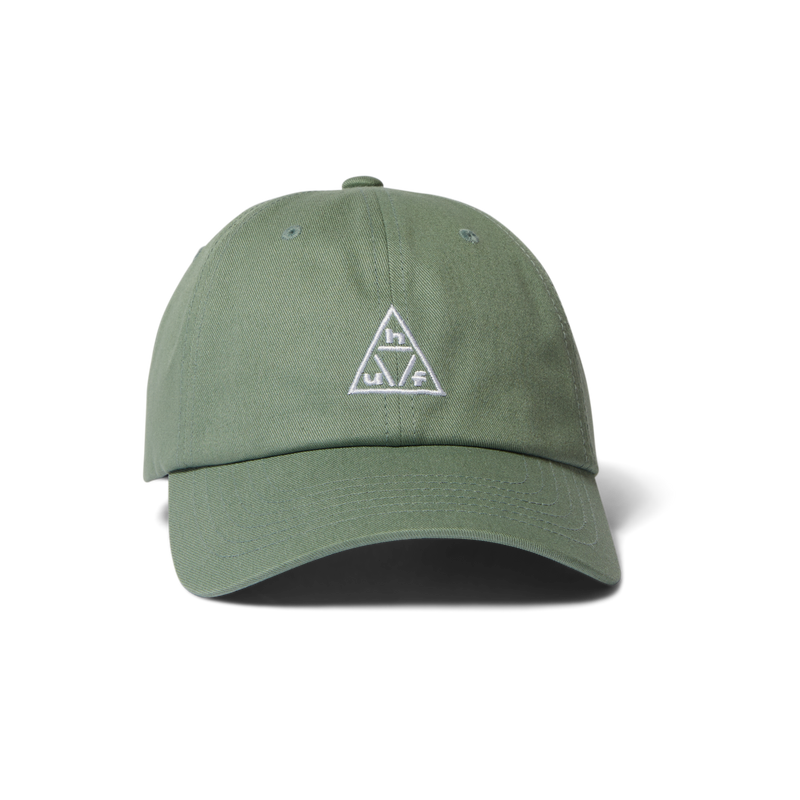 Huf Triple Triangle 6-Panel Curved-Visor Hat Sage White