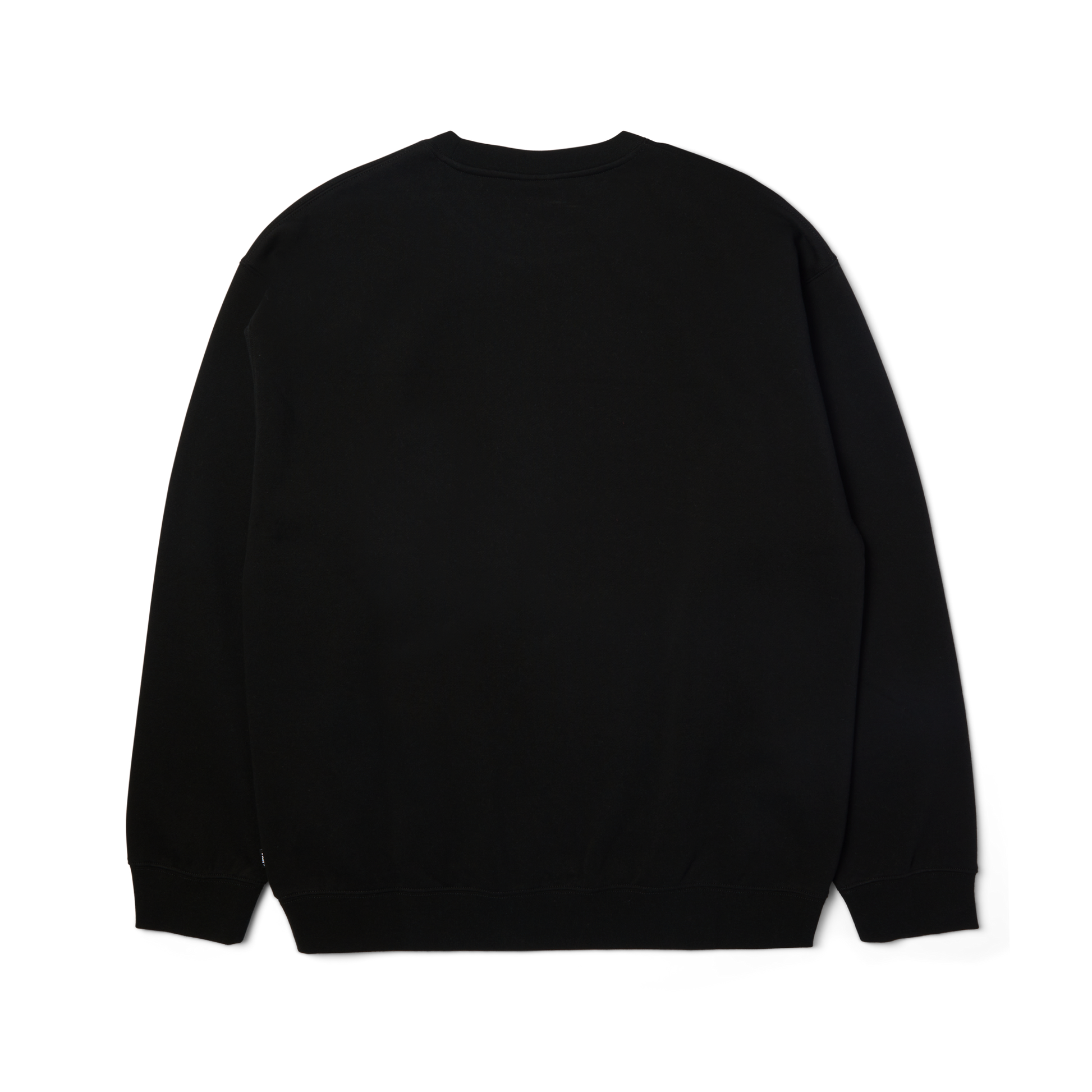 Huf Triple Triangle Embroidered Crewneck Sweatshirt Black/Grey