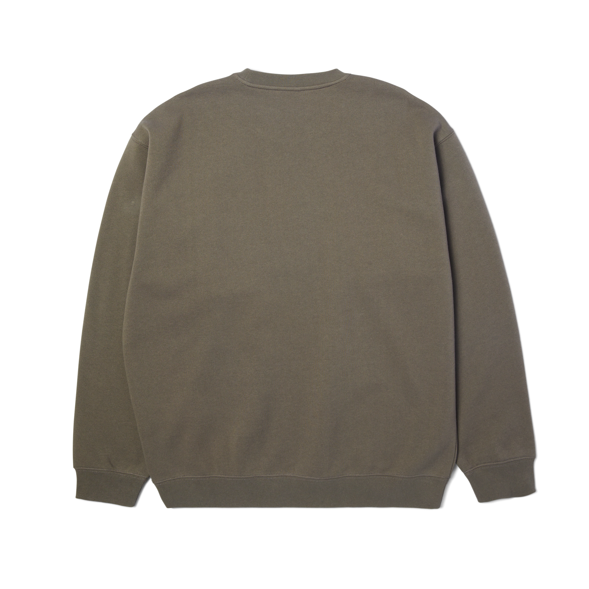 Huf Triple Triangle Embroidered Crewneck Sweatshirt Black/Grey