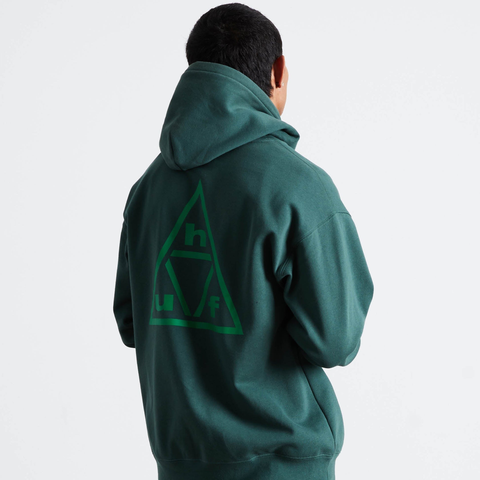 Huf Triple Triangle Pullover Hoodie Forest Green/Green