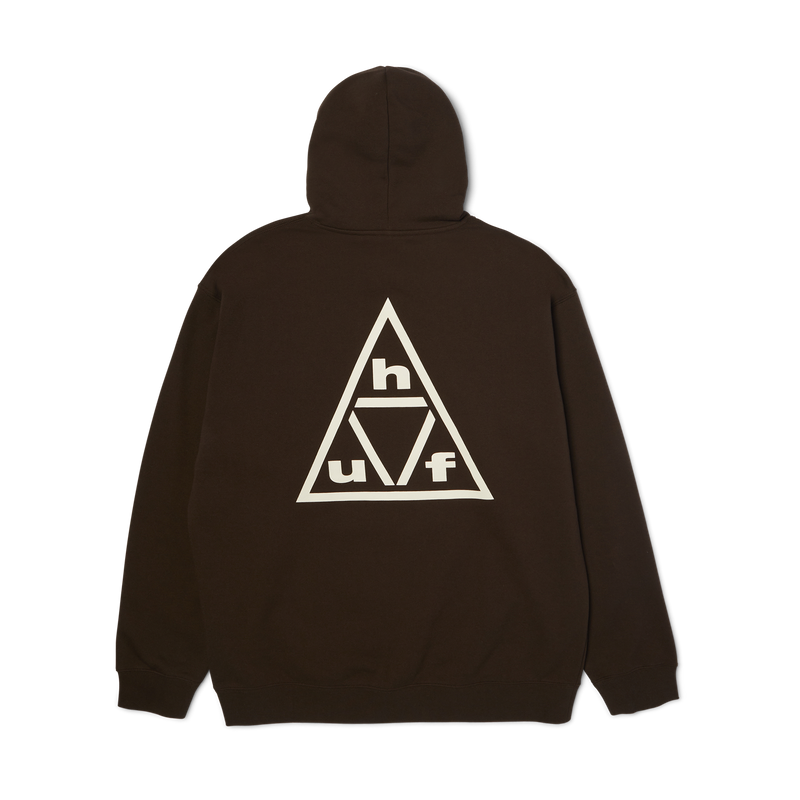 HUF Triple Triangle Pullover Hoodie Brown/Cream