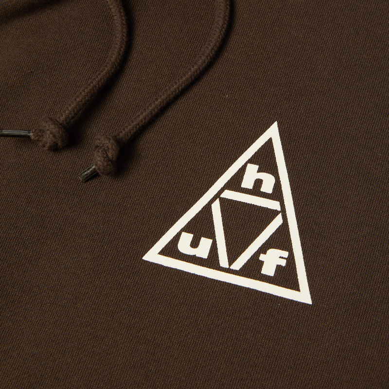 HUF Triple Triangle Pullover Hoodie Brown/Cream